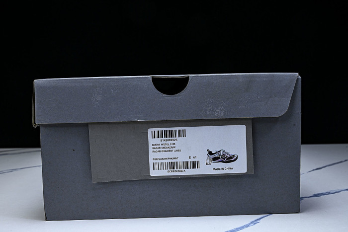 WSTGL 5159 BALENCIAGA RADAR CASUAL RUNNING SHOES DARK PURPLE/PURPLE