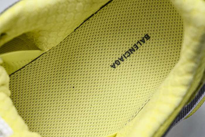 WMRTN-1197 ROUND-TOE THICK-SOLED LOW-TOP DAD SHOES GREY/YELLOW/GREY
