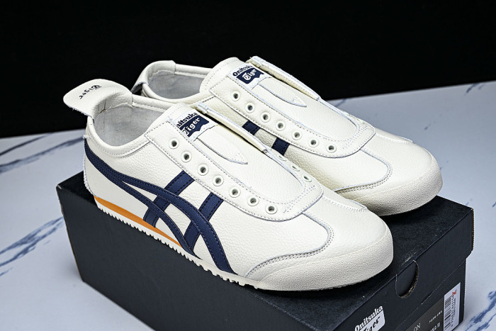 1183B815-103 MEXICO 66 VIN LOW-TOP CASUAL RUNNING SHOES BEIGE/BLUE