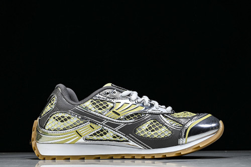 LOW-CUT CASUAL RUNNING SHOES FOR DAILY LIFE YELLOW/GREY