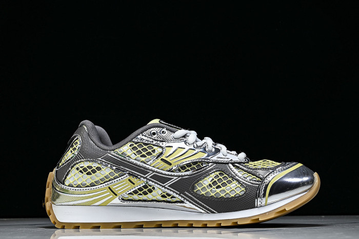 LOW-CUT CASUAL RUNNING SHOES FOR DAILY LIFE YELLOW/GREY