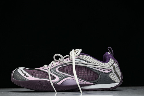 WSTGL 5159 BALENCIAGA RADAR CASUAL RUNNING SHOES DARK PURPLE/PURPLE