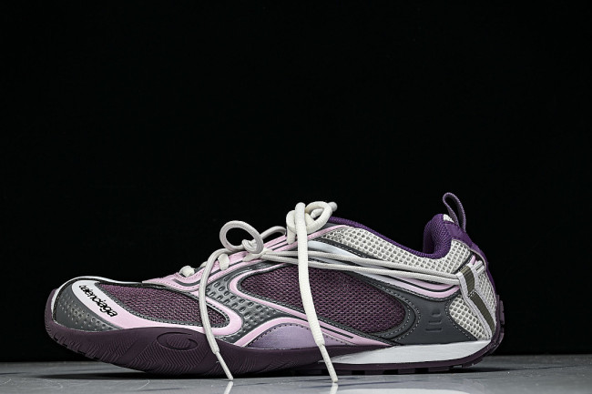 WSTGL 5159 BALENCIAGA RADAR CASUAL RUNNING SHOES DARK PURPLE/PURPLE