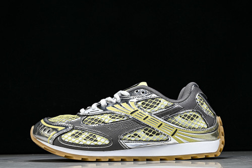 LOW-CUT CASUAL RUNNING SHOES FOR DAILY LIFE YELLOW/GREY
