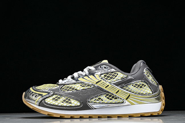 LOW-CUT CASUAL RUNNING SHOES FOR DAILY LIFE YELLOW/GREY