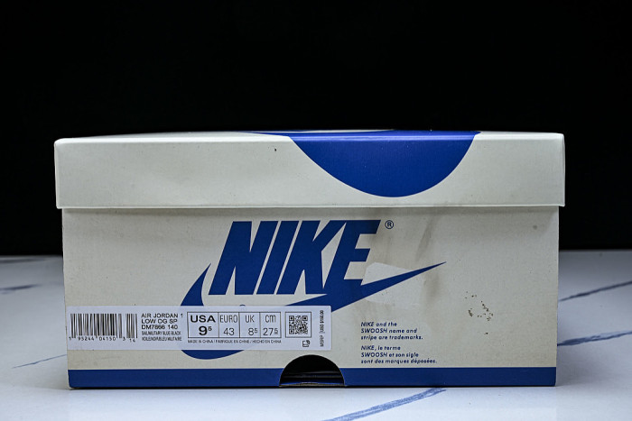 DM7866-140 JORDAN 1 RETRO LOW OG SP WHITE/BLACK-ROYAL-SAIL