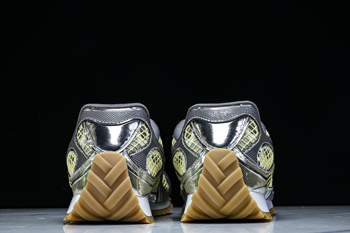LOW-CUT CASUAL RUNNING SHOES FOR DAILY LIFE YELLOW/GREY