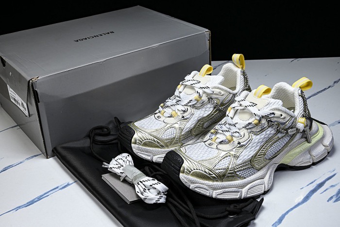 W3XCN9711 3XL CHARMS MEN FASHIONABLE RUNNING SHOES GREY/WHITE/YELLOW