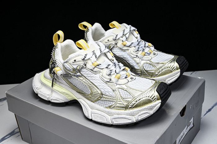 W3XCN9711 3XL CHARMS MEN FASHIONABLE RUNNING SHOES GREY/WHITE/YELLOW