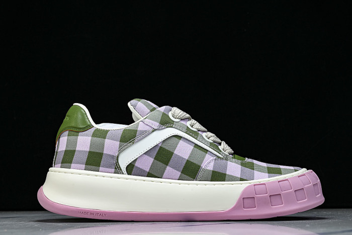 CANVAS CASUAL SPORTS SHOES PINK/GREEN/WHITE