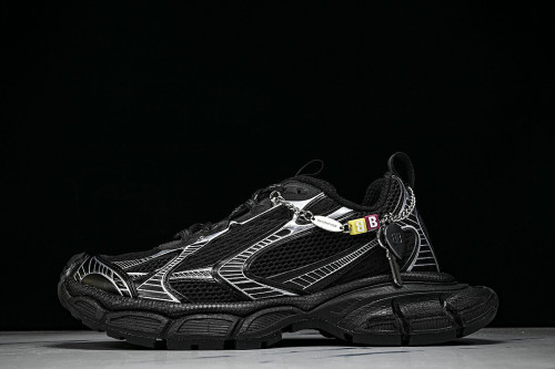 W3XCN1000 3XL CHARMS MEN FASHIONABLE RUNNING SHOES BLACK/SILVER/BLACK