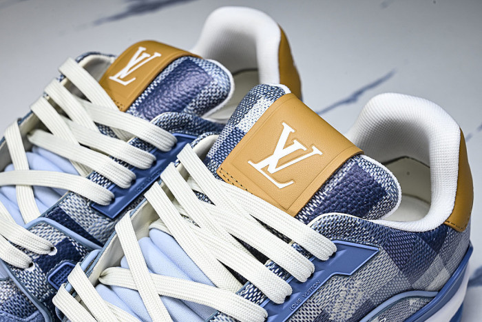 TRAINER SPORTY CASUAL SHOES BLUE/WHITE