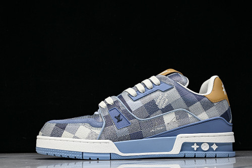 TRAINER SPORTY CASUAL SHOES BLUE/WHITE