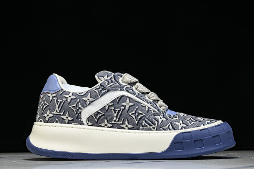 CANVAS CASUAL SPORTS SHOES BLUE/WHITE/BLUE