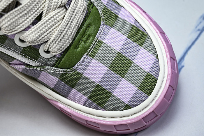 CANVAS CASUAL SPORTS SHOES PINK/GREEN/WHITE