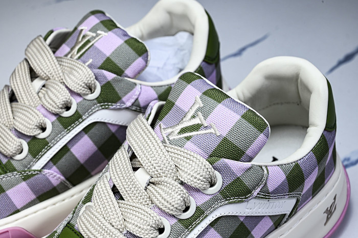CANVAS CASUAL SPORTS SHOES PINK/GREEN/WHITE