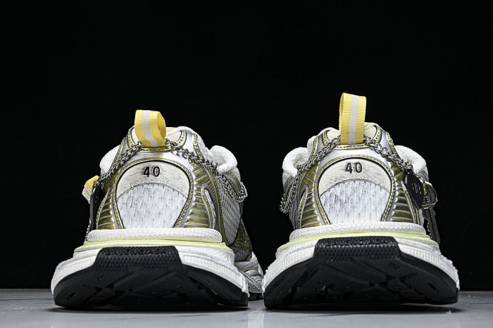 W3XCN9711 3XL CHARMS MEN FASHIONABLE RUNNING SHOES GREY/WHITE/YELLOW