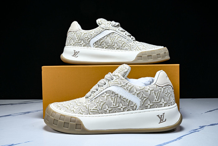 CANVAS CASUAL SPORTS SHOES BEIGE/WHITE/BEIGE
