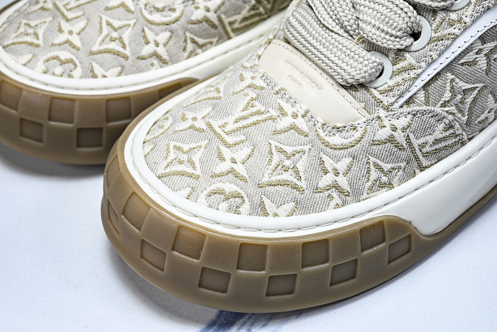 CANVAS CASUAL SPORTS SHOES BEIGE/WHITE/BEIGE