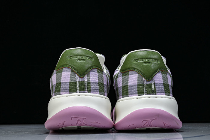 CANVAS CASUAL SPORTS SHOES PINK/GREEN/WHITE