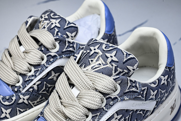 CANVAS CASUAL SPORTS SHOES BLUE/WHITE/BLUE