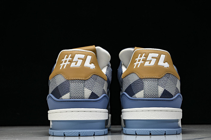 TRAINER SPORTY CASUAL SHOES BLUE/WHITE