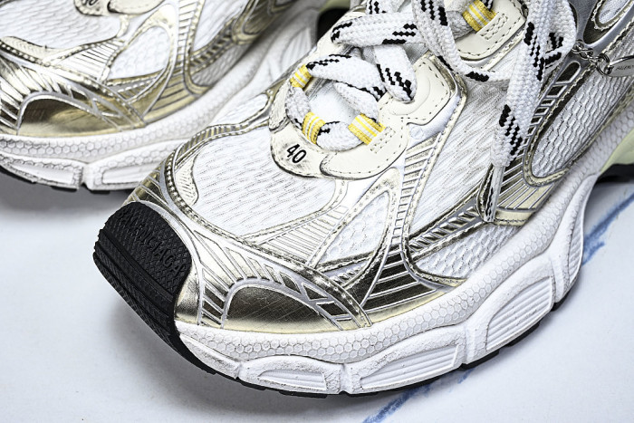 W3XCN 9711 3XL CHARMS MEN FASHIONABLE RUNNING SHOES WHITE/SILVER/YELLOW