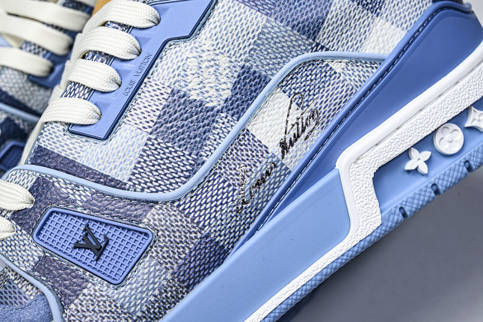 TRAINER SPORTY CASUAL SHOES BLUE/WHITE