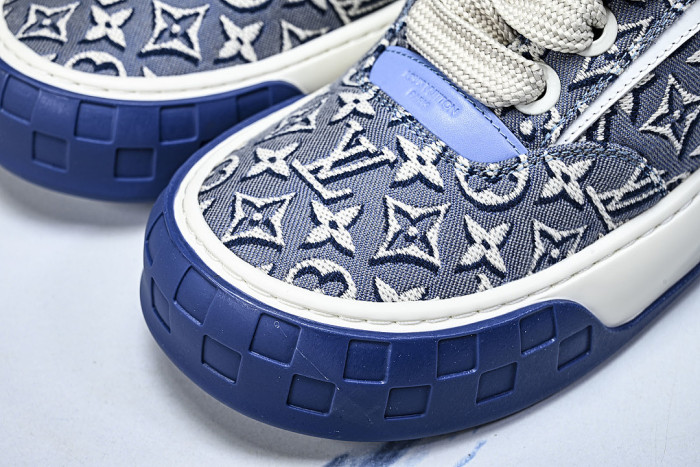 CANVAS CASUAL SPORTS SHOES BLUE/WHITE/BLUE
