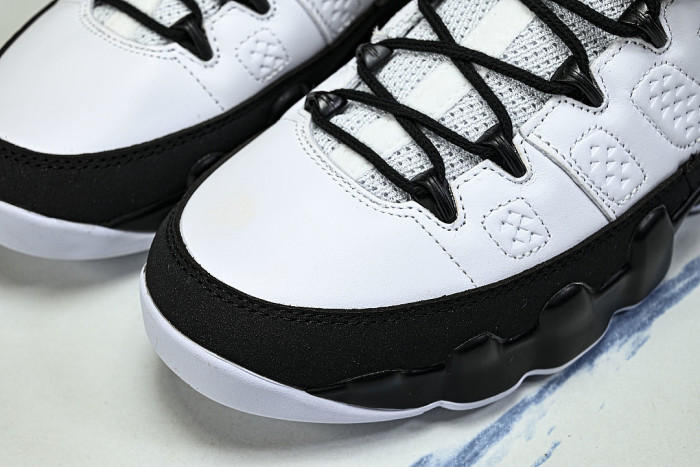 IX6179-100 AIR JORDAN 9 OG BASKETBALL SHOES WHITE/BLACK