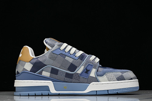 TRAINER SPORTY CASUAL SHOES BLUE/WHITE