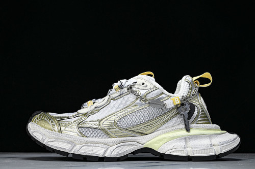 W3XCN9711 3XL CHARMS MEN FASHIONABLE RUNNING SHOES GREY/WHITE/YELLOW