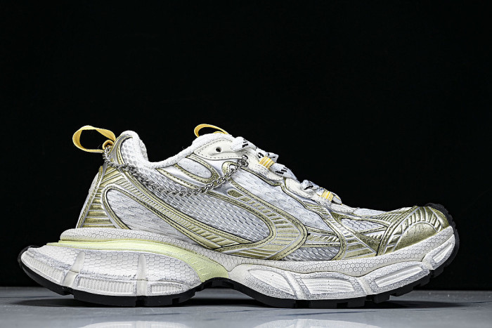 W3XCN9711 3XL CHARMS MEN FASHIONABLE RUNNING SHOES GREY/WHITE/YELLOW