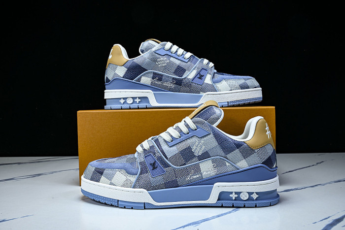 TRAINER SPORTY CASUAL SHOES BLUE/WHITE
