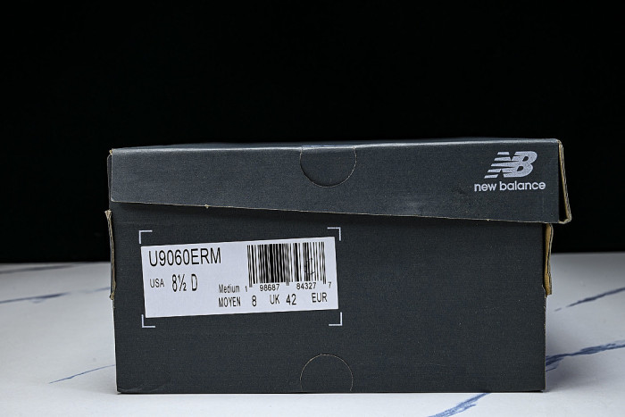 U9060ERM NEW BALANCE 9060 RETRO CASUAL SPORTS RUNNING SHOES DARK GRAY/GREY