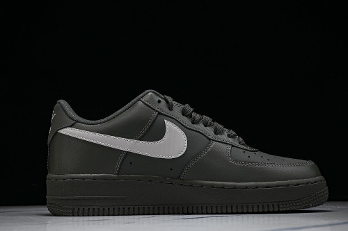 IV5732-001 AIR FORCE 1 07 LOW CASUAL SNEAKERS BLACK/GREY/BLACK