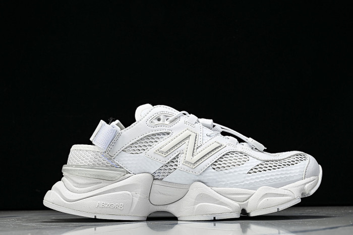 U90606B5 NEW BALANCE 9060 RETRO SPORTY CASUAL LIFE SHOES LIGHT GRAY/GREY