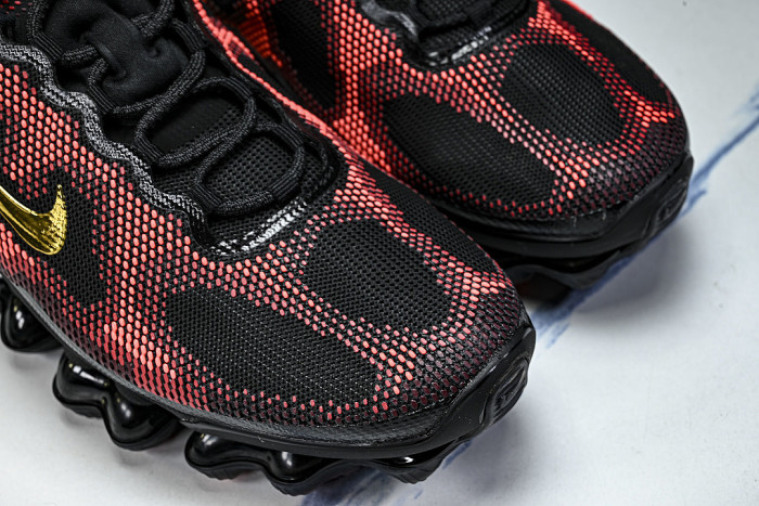IQ7634-002 AIR LIQUID MAX AIR CUSHIONED RUNNING SHOES RED/BLACK