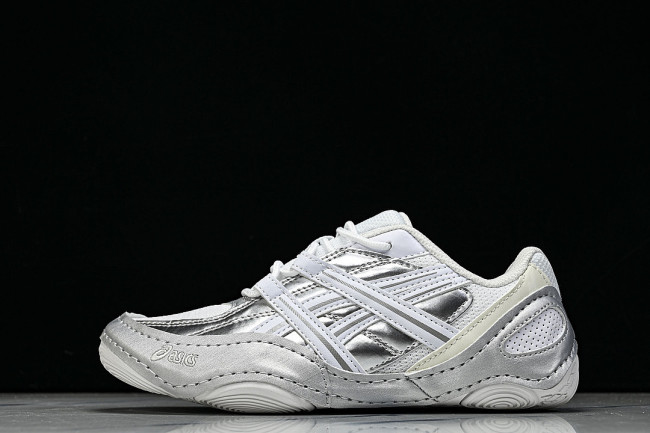 1203A879-100 HYPERSYNC RETRO BREATHABLE AND LIGHTWEIGHT GERMAN TRAINING SHOES SILVER/GREY