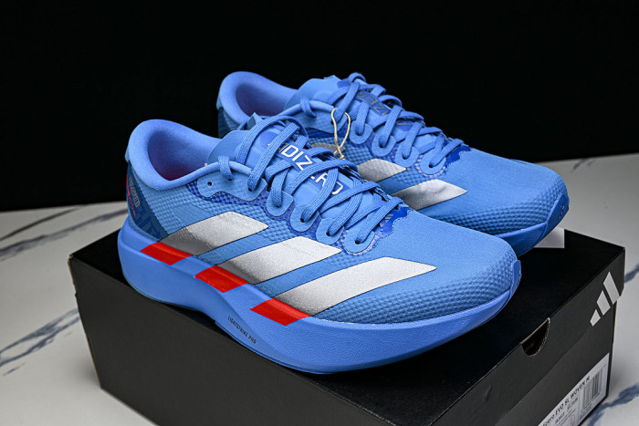 JR2023 EVO SL ULTRA LIGHT BREATHABLE AND SHOCK ABSORBING RUNNING SHOES DARK BLUE/BLUE/SILVER