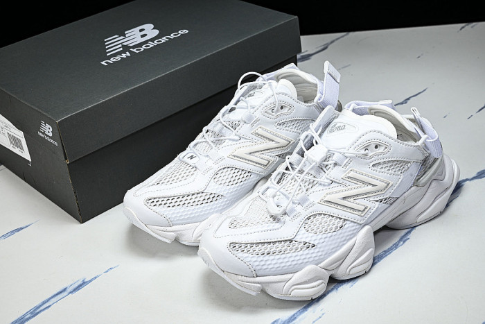 U90606B5 NEW BALANCE 9060 RETRO SPORTY CASUAL LIFE SHOES LIGHT GRAY/GREY
