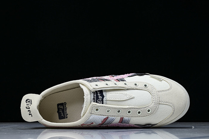 1183A360-205-1 MEXICO 66 SLIP ON CASUAL RUNNING SHOES LIGHT PINK/WHITE