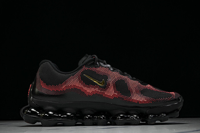 IQ7634-002 AIR LIQUID MAX AIR CUSHIONED RUNNING SHOES RED/BLACK
