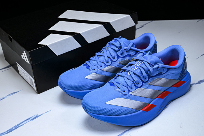 JR2023 EVO SL ULTRA LIGHT BREATHABLE AND SHOCK ABSORBING RUNNING SHOES DARK BLUE/BLUE/SILVER