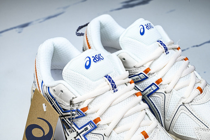 1203B133-202 GEL-KAHANA 8 FL OUTDOOR LEISURE HIKING AND RUNNING SHOES WHITE/BLUE/ORANGE