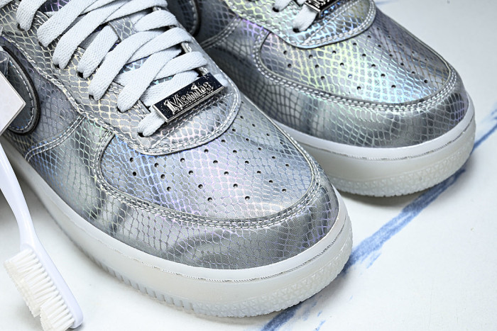 II3925-400 AIR FORCE 1 07 LOW CASUAL SNEAKERS LIGHT GRAY/GREY