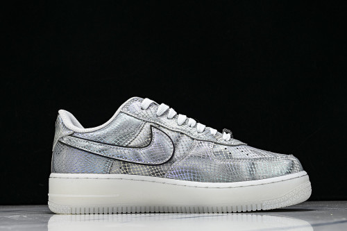 II3925-400 AIR FORCE 1 07 LOW CASUAL SNEAKERS LIGHT GRAY/GREY