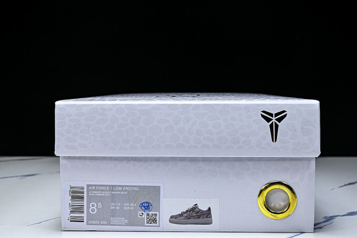 II3925-400 AIR FORCE 1 07 LOW CASUAL SNEAKERS LIGHT GRAY/GREY