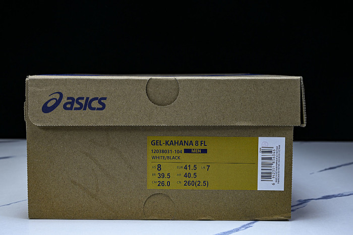 1203B031-104 GEL-KAHANA 8 FL OUTDOOR LEISURE HIKING AND RUNNING SHOES WHITE/RED/YELLOW