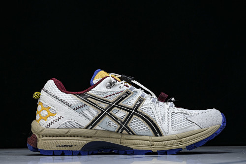 1203B031-104 GEL-KAHANA 8 FL OUTDOOR LEISURE HIKING AND RUNNING SHOES WHITE/RED/YELLOW